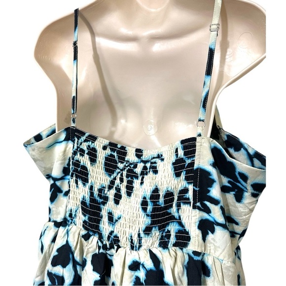 WISHING WAVES Floral 3-Tier Maxi Dress with Adjustable Straps and Back Smocking - Picture 4 of 9